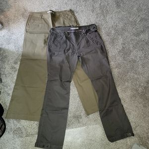Old Navy Women's Mid-Rise Khaki Bootcut Pants